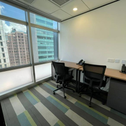 Bright private office with desk space and window views, Lippo Sun Plaza, Tsim Sha Tsui, Hong Kong.