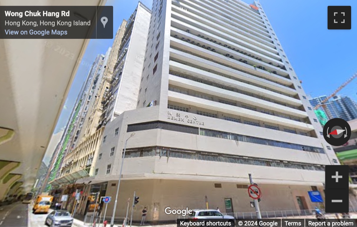 Street View image of Remex Centre, 42 Wong Chuk Hang Road, Level 9, Hong Kong