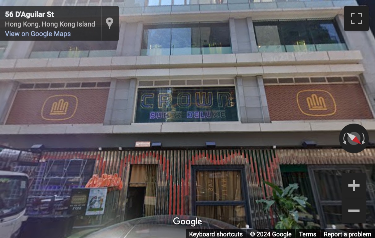 Street View image of LKF Tower, 33 Wyndham Street, Lan Kwai Fong Tower, Hong Kong
