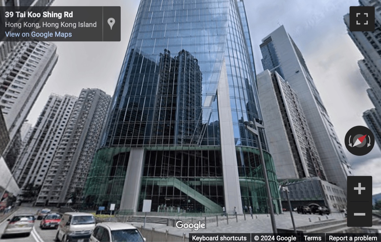 Street View image of One Island East, 18 Westlands Road, Level 23, Quarry Bay, Hong Kong