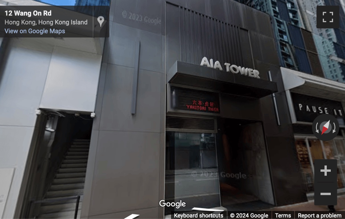 Street View image of AIA Tower, 183 Electric Road, Level 43, North Point, Hong Kong
