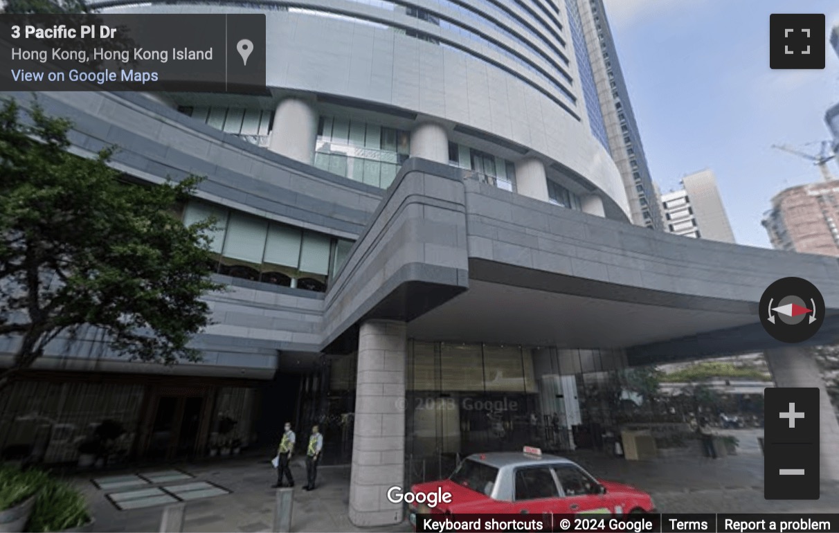Street View image of Two Pacific Place, 88 Queensway, Level 35, Hong Kong