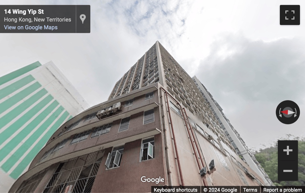 Street View image of The Rainbow, 22 Wing Yip Street, Level 10, Units 1001 And 1003, Hong Kong