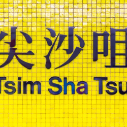 Tsim Sha Tsui subway tiles