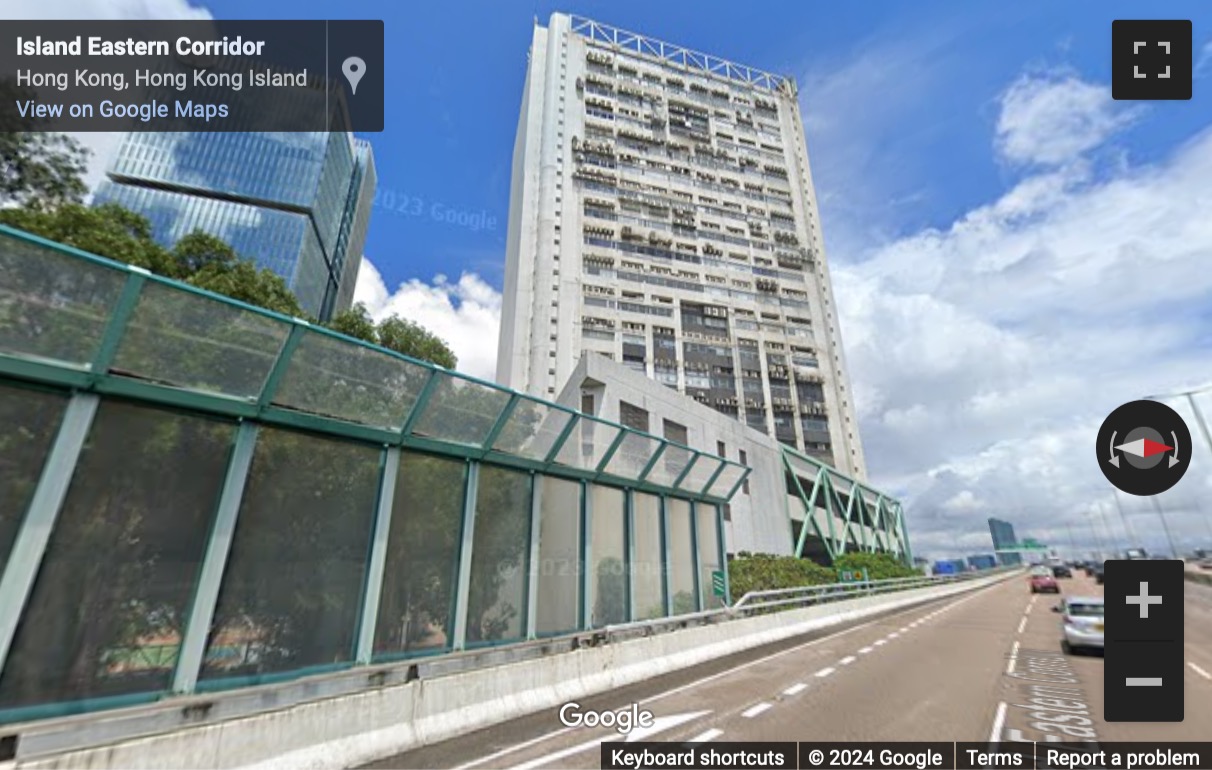 Street View image of 28 Hoi Chak Street, Eastern Harbour Centre, Suite 1204, Hong Kong