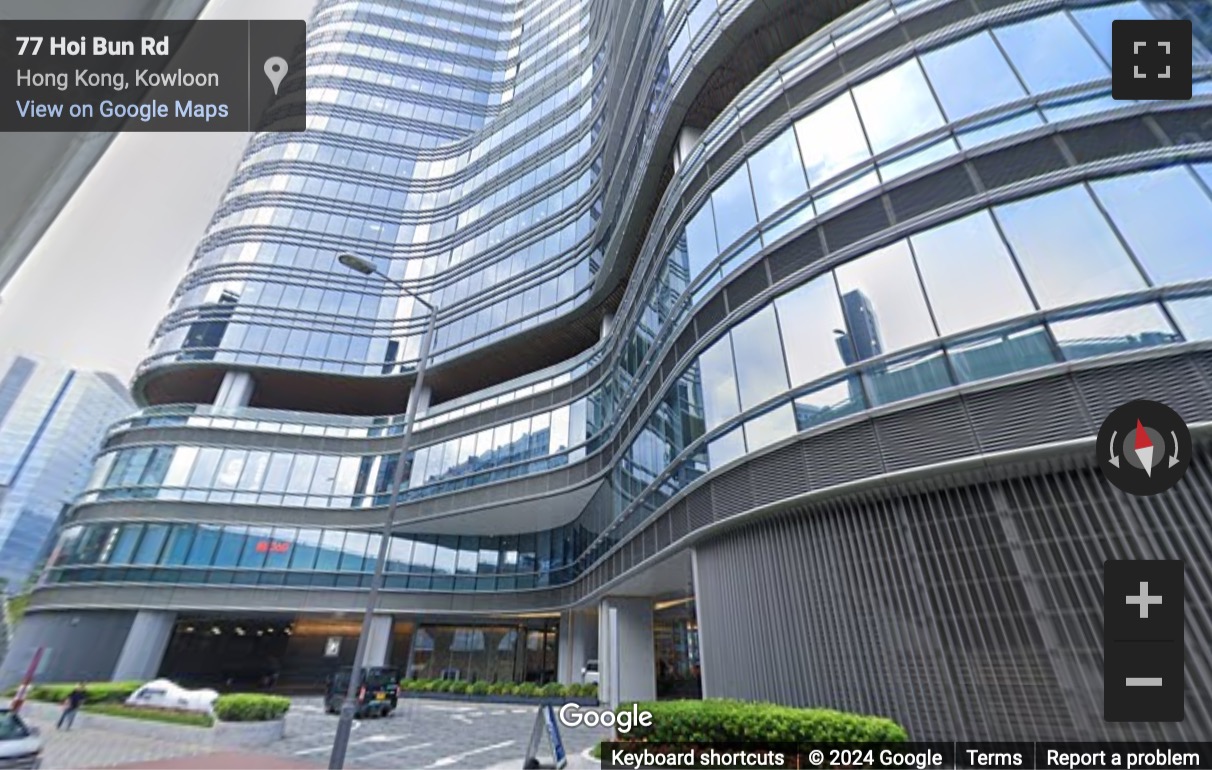Street View image of The Quayside Tower 1, 77 Hoi Bun Road, 5F, Kwun Tong, Hong Kong