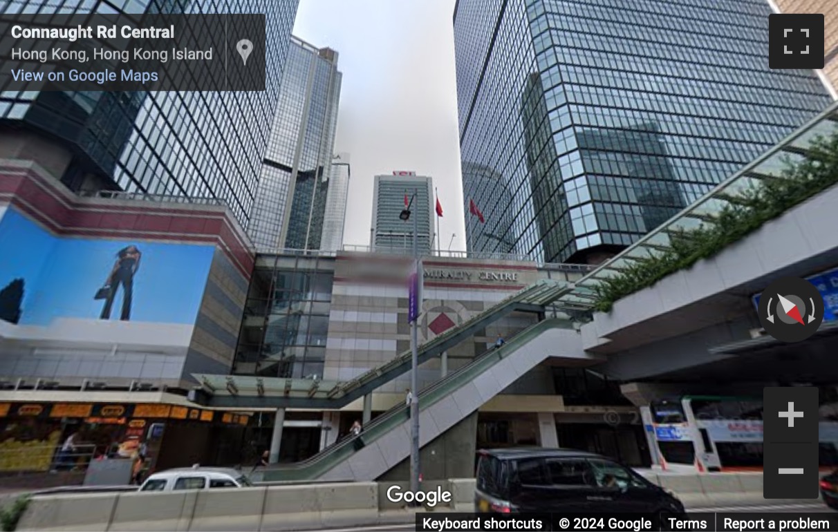 Street View image of 18 Harcourt Road, 15/F Admiralty Centre Tower 1, Admiralty, Hong Kong