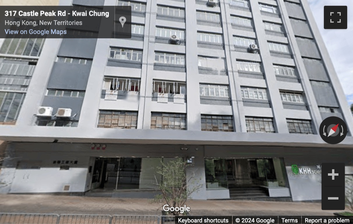 Street View image of The Galaxy, 313 Castle Peak Road, Workshop 301, Floor 3, Kwai Chung, Hong Kong
