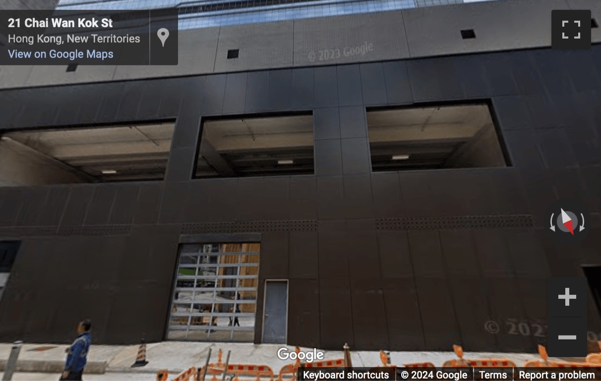 Street View image of TML Tower, 3 Hoi Shing Road, B3, 21 Floor, Tsuen Wan, Hong Kong