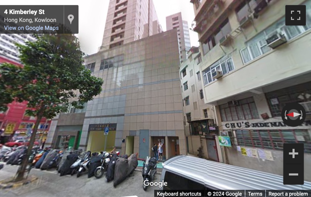 Street View image of Everglory Centre, 1B Kimberley Street, 1/F, Tsim Sha Tsui, Hong Kong