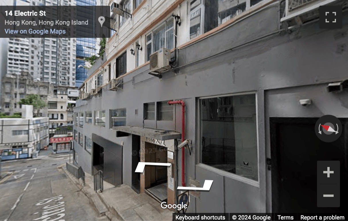 Street View image of 1 Electric Street, Shop 1A, Wanchai, Hong Kong