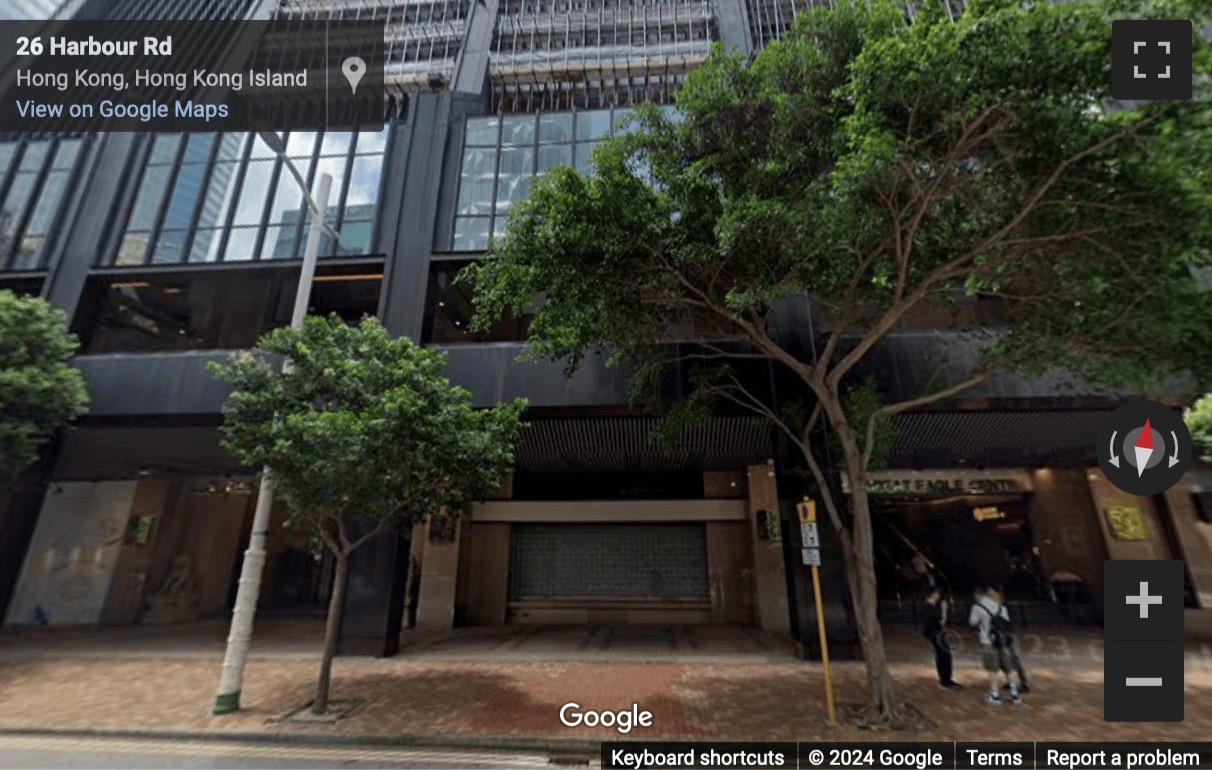 Street View image of Great Eagle Centre, 23 Harbour Road, 3rd Floor, Hong Kong